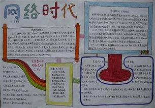 文明上网手抄报网络时代