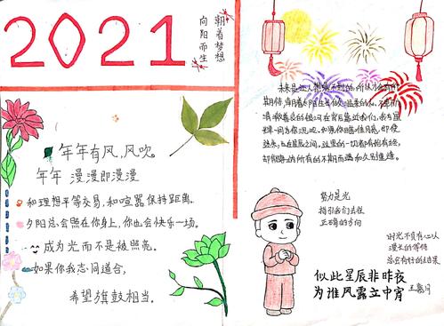 我和我的高三17班手抄报展第4期再见2020你好2021