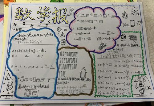 美好生活一公里手绘地图手抄报数学在哪里手抄报