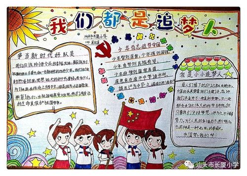 我们都是小小追梦人长厦小学手抄报创作大赛优秀作品展示