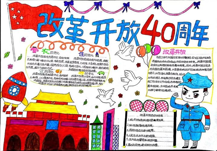 童心致敬改革开放40周年 | 手抄报作品展播贰有高年级段的还有低