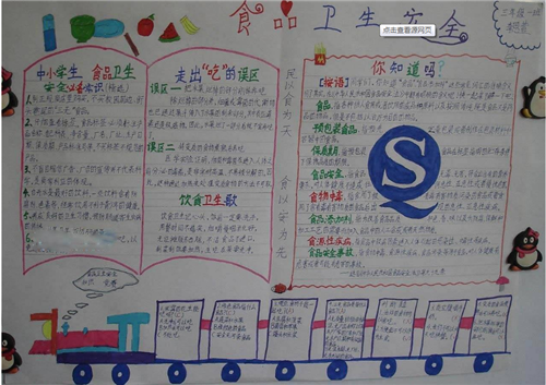 食品安全手抄报简单漂亮精选5张