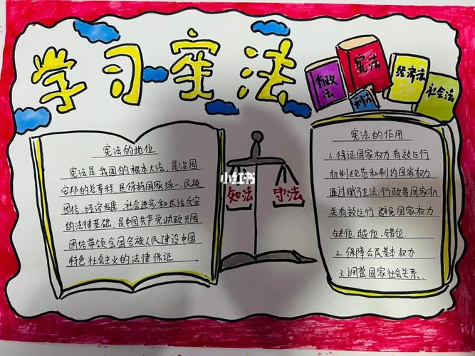 学习宪法手抄报