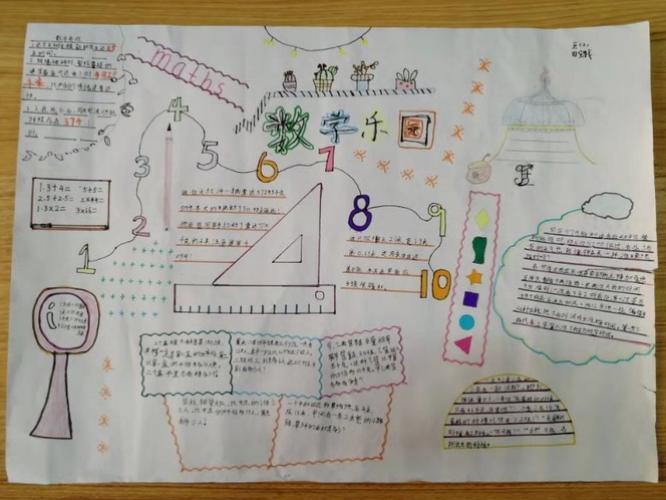 趣味数学多彩生活泗洪县第一实验学校五年级数学手抄报掠影