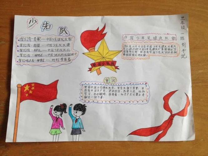 少先队手抄报图片大全小学少先队手抄报图片大全