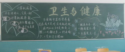 小学卫生黑板报 环境卫生黑板报 小学生手抄报食品卫生安