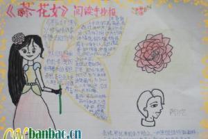 《茶花女》读后感手抄报 手抄报简单又好看