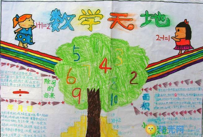 小学数学手抄报图片小学一年级数学手抄报图片设计一年级小学生数学手