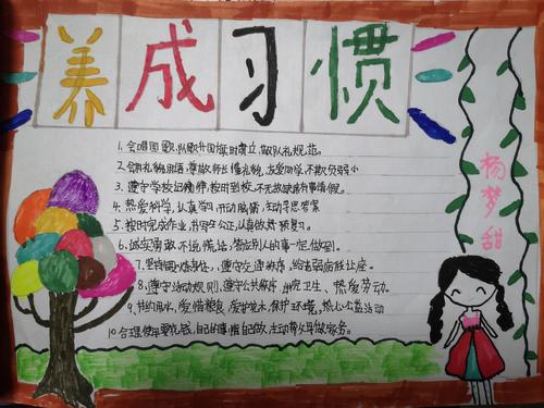 通过办手抄报同学们进一步提高了学习《小学生守则》的认识.