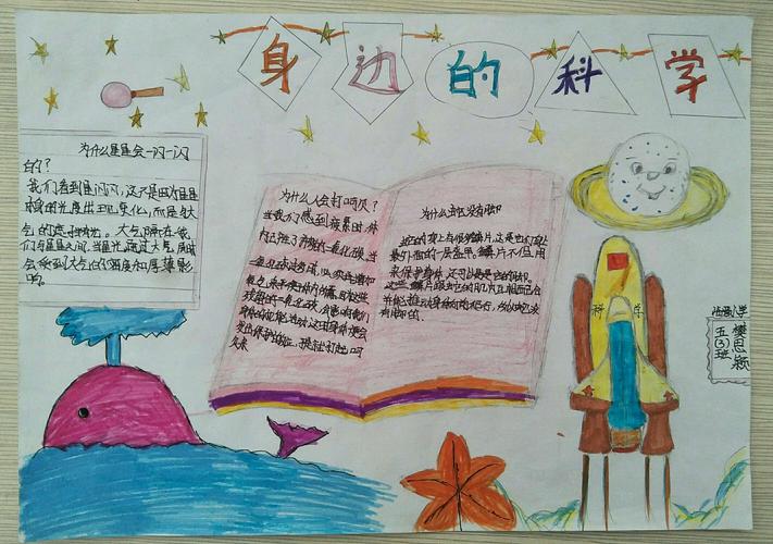 临晋小学《发现分享我们身边的科学》手抄报主题活动