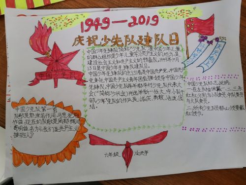 少先队建队70周年手抄报