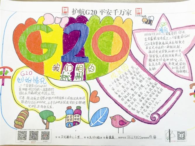 g20手抄报大赛作品集来啦