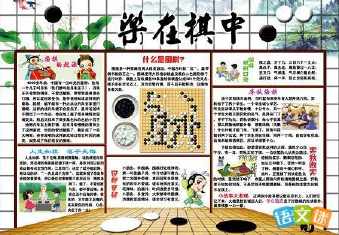 手抄报首页 跳棋手抄报-在线图片欣赏  象棋军旗跳棋围棋手抄报等逐一