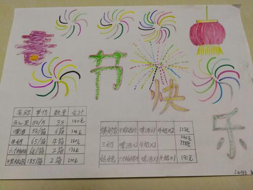 励精学科实践砥砺躬行三年级二班数学实践活动手抄报展