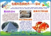 关于深圳食物和景点的手抄报 简单一点的手抄报