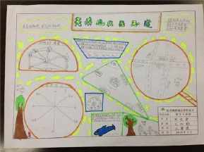 数学在哪里四年级手抄报数学在哪里手抄报