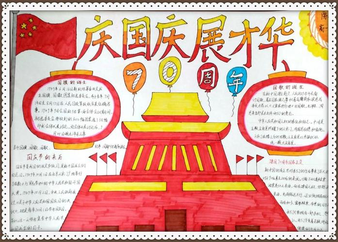 庆祝国庆手抄报简单又漂亮-图3庆祝国庆手抄报简单又漂亮-图2庆祝国庆