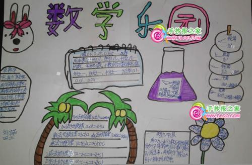 四年级数学线和角手抄报四年级数学手抄报