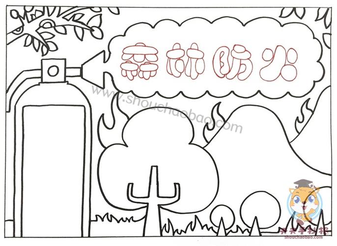 小学生森林防火手抄报模板教程森林防火手抄报内容文字写什么