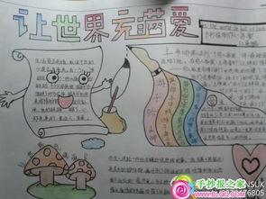 小学生三年级四爱三有手抄报 三年级学生手抄报