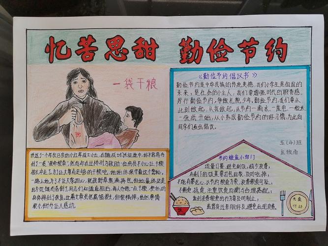 忆苦思甜手抄报优秀作品展示二--金坛区东城实验小学