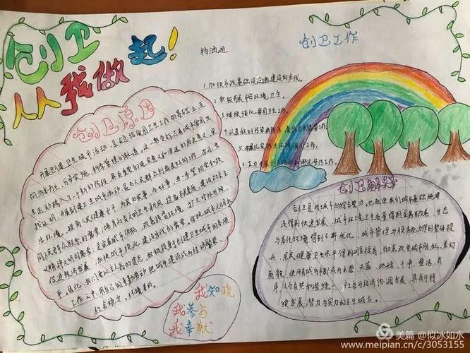 干净整洁的小学生手抄报小学生手抄报