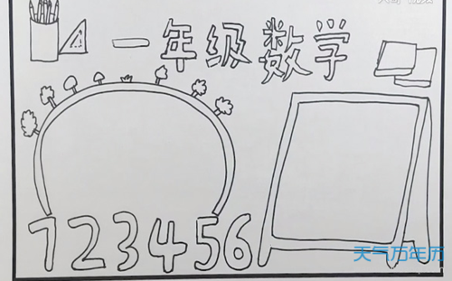 数学手抄报数学手抄报图片简单又漂亮