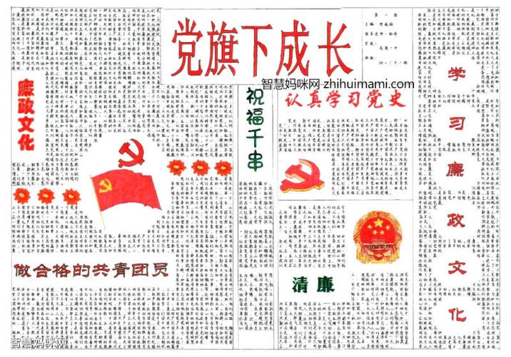 关于建党100周年的手抄报绘画