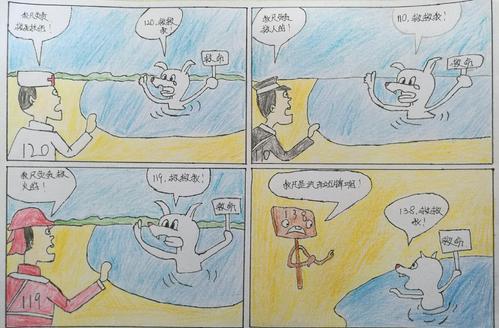 四格英语漫画手抄报 英语漫画手抄报