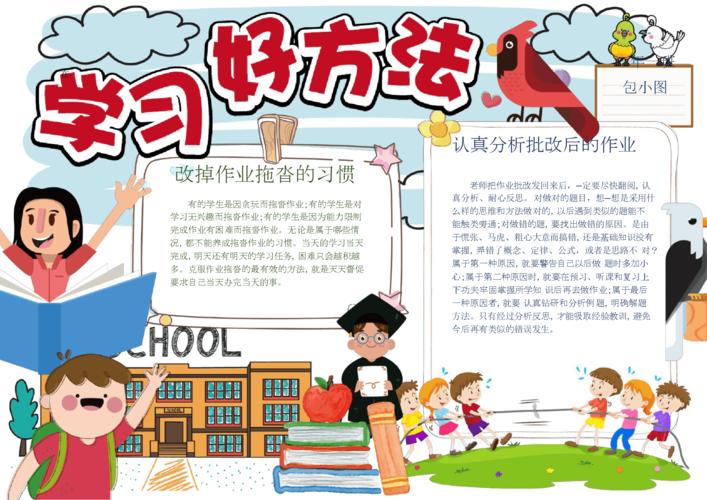 学习好方法学习方法小报手抄报word模板.docx 2页