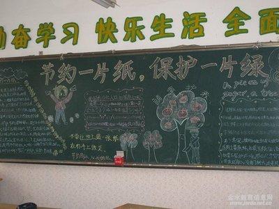 节约一张纸保护一片绿手抄报 节约手抄报-蒲城教育文学网