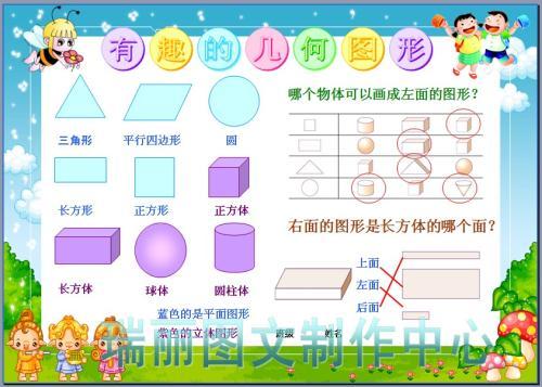 数学几何图形手抄报数学手抄报