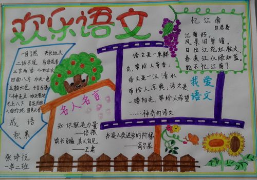 小学生语文手抄报大全