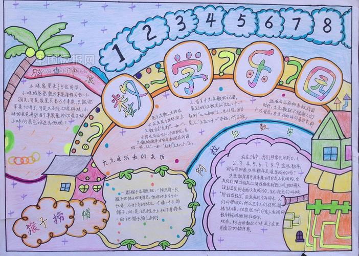 2022数学小报趣味数学手抄报数学手抄报图片大全简单又漂亮图片大全