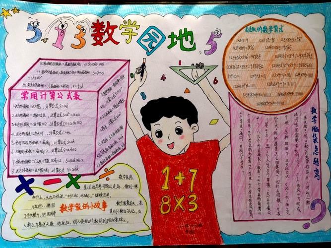 阅读数学书创作数学美记八一小学六年级2019年数学手抄报评比