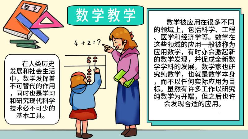 数学手抄报如何画