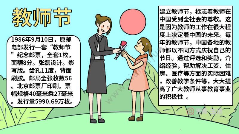 教师节手抄报教师节手抄报怎么画