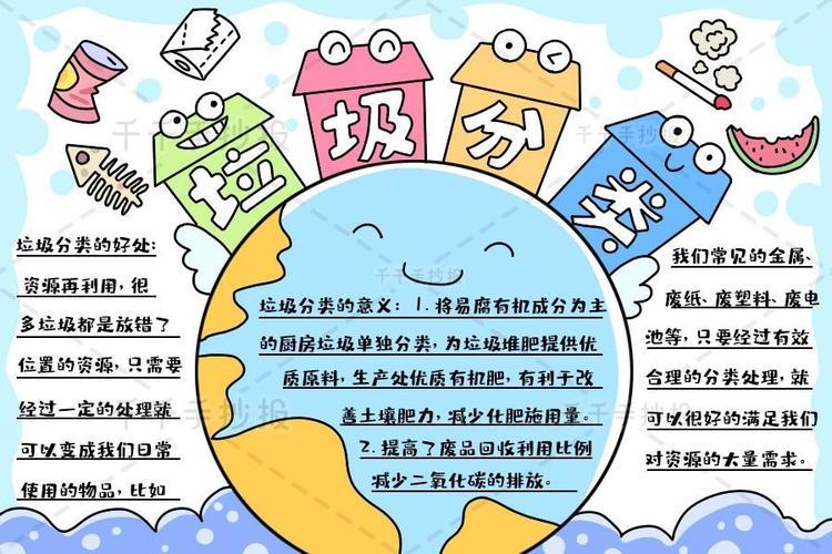 垃圾的危害有哪些手抄报 垃圾分类手抄报