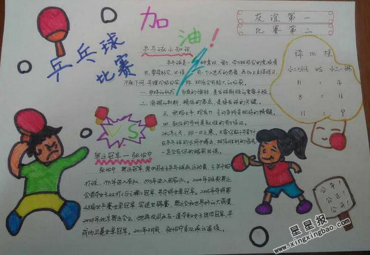 抄报小学生六年级关于运动场的数学题目手抄报关于体育六年级的手抄报