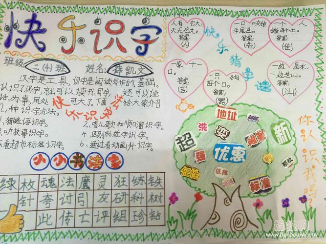 小学生语文手抄报二年级