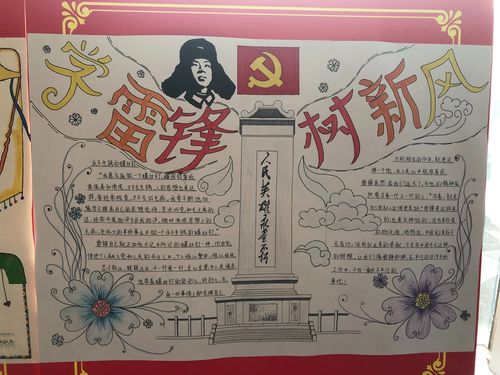 千秋煤矿举办弘扬雷锋精神 争做有为青年手抄报展