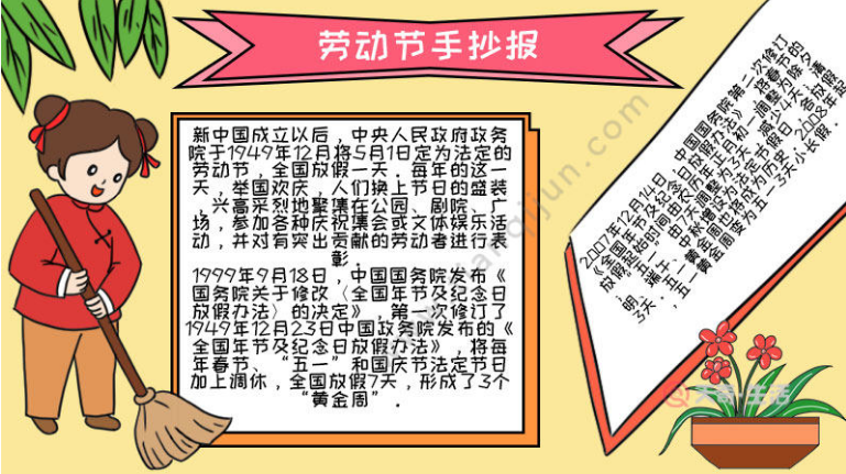 劳动节手抄报合集 文字素材已备好一起来跟我学习吧画画手抄报零