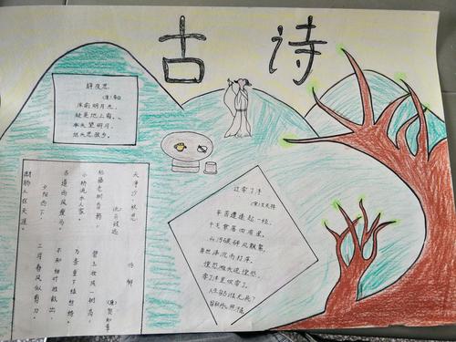 湘东区实验小学2018年古诗词润心田书香成就人生手抄报比赛