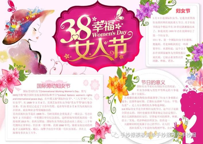 小学妇女节手抄报大全简单漂亮全都有