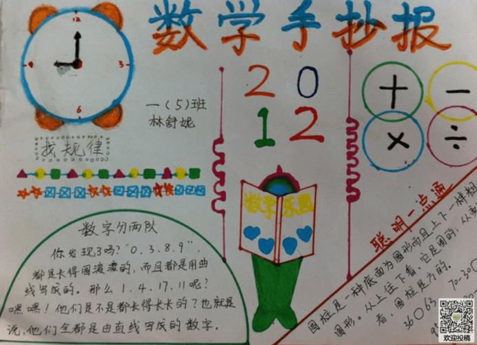 数学 手抄报资料图片及内容关于四年级数学大数的认识的手抄报 大数