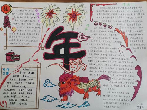 德育作业年钱福手抄报56年级