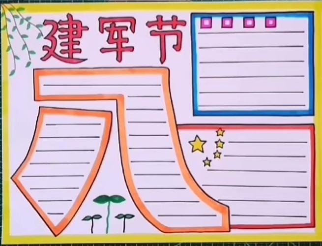 小学生八一建军节手抄报图片素材及文字内容收藏备用关注我奥