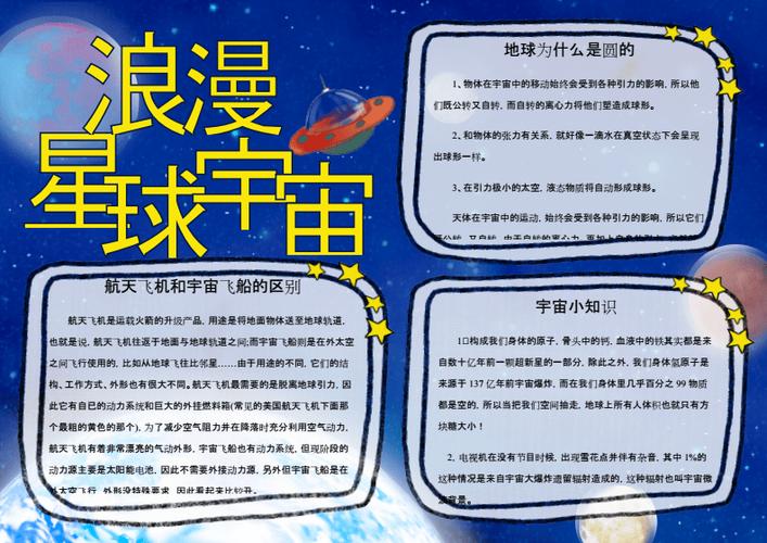 浪漫星球宇宙手抄报.docx 1页