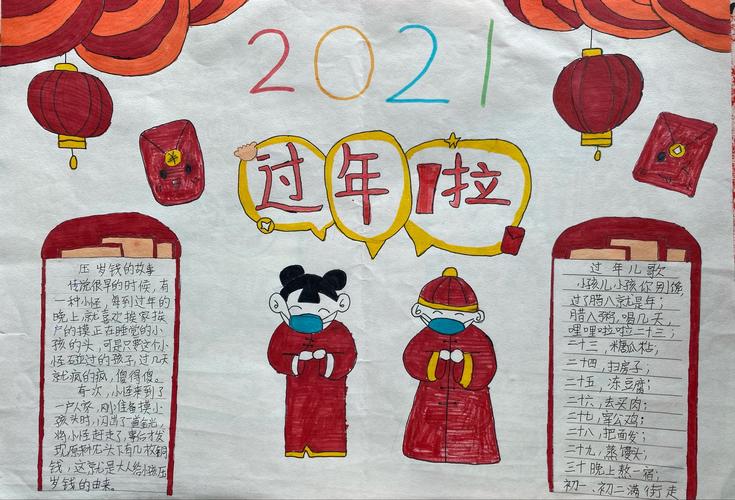 2021新年手抄报