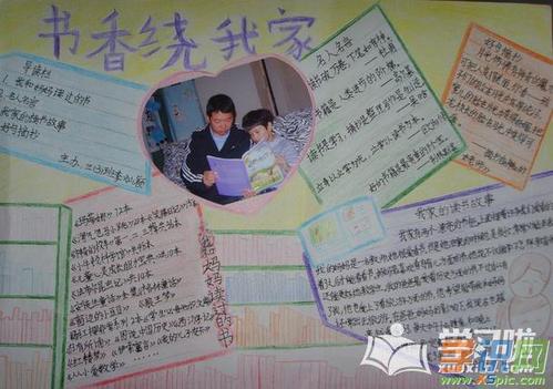 读书手抄报之我爱学习小学读书手抄报内容